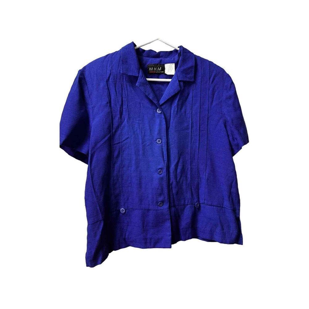 Melissa‎ Harper womens size 14 blue light blazer top office BHSa